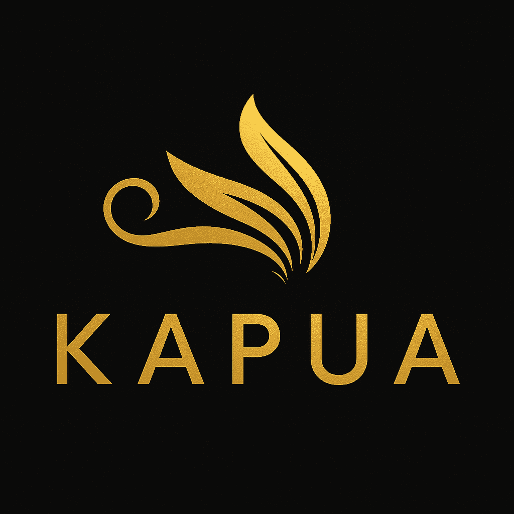 Home kapua gold emblem on black